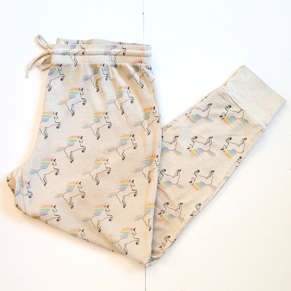 Unicorn Print Lounge Pants - Picture 1 of 10